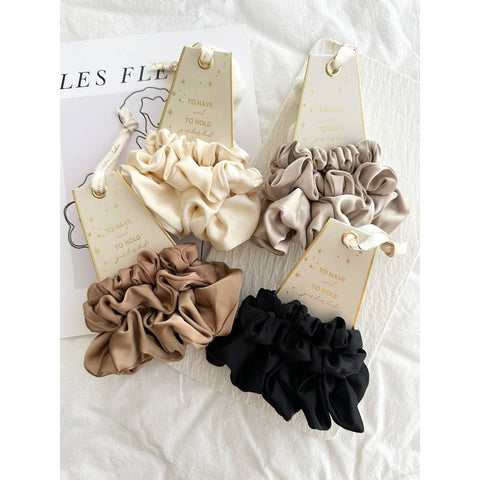 Assorted 3pc Scrunchies Set