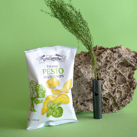 Pesto Chips: With Freeze Dried Pesto 3.53 Oz