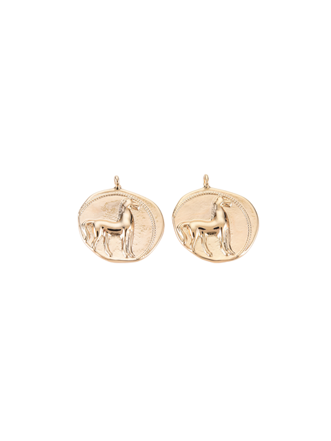 Gold Spirit of the West Horse Charm