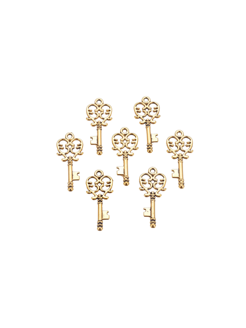 Gold Antique Key Charm