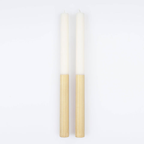 Gold Dipped Table Candles