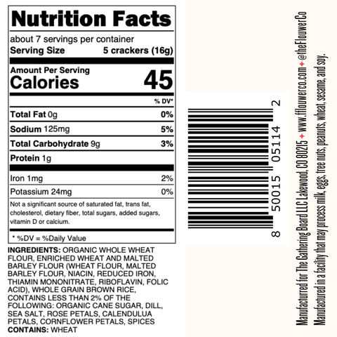 No. 1 - Artisanal Crackers, Case of 12