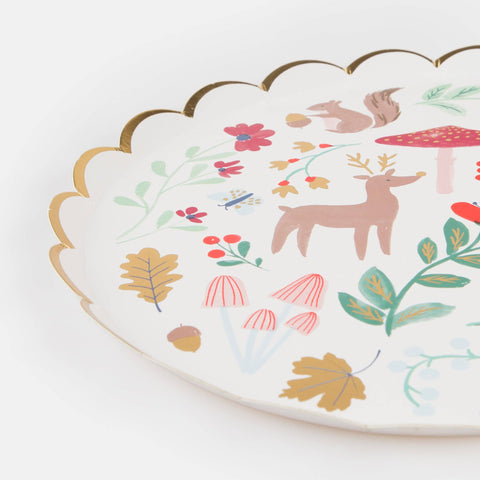 Winter Woodland Side Plates