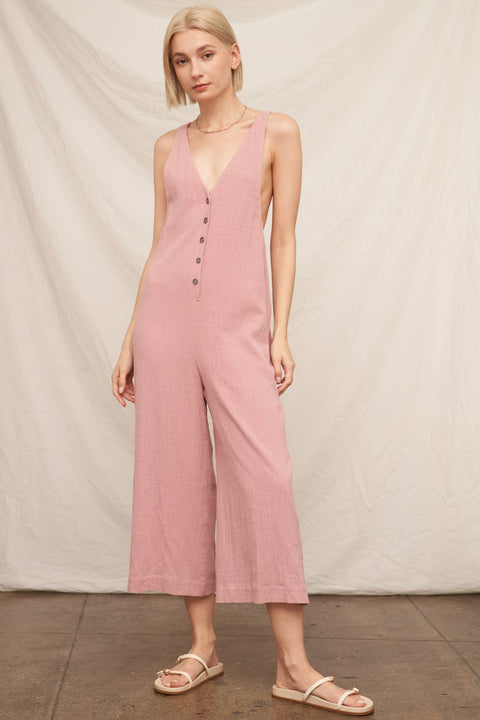Sleeveless Jumpsuit | Sage Green