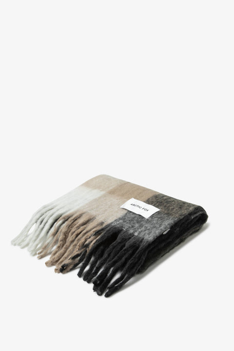 The Reykjavik Scarf - 100% Recycled - Black Check