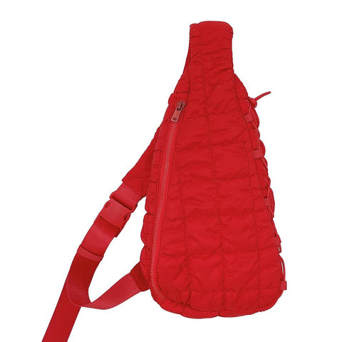 Quilted Stylish Lightweight Puffer Sling Bag