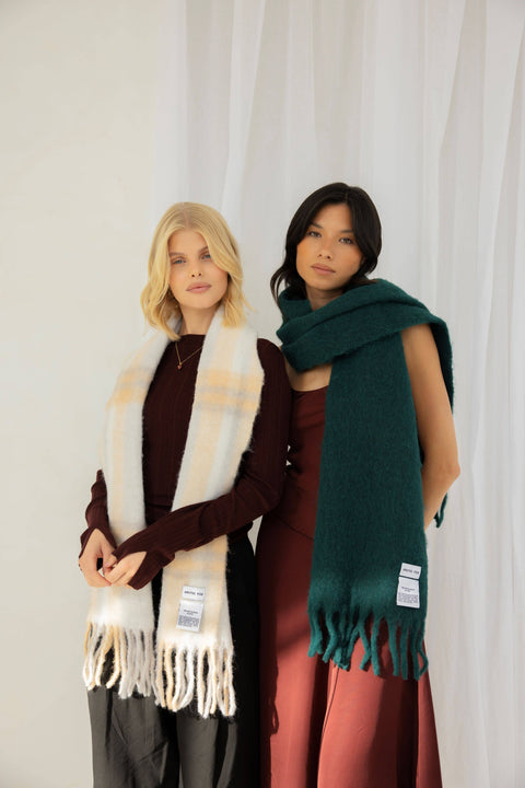 The Reykjavik Scarf 100% Recycled | Dark Forest