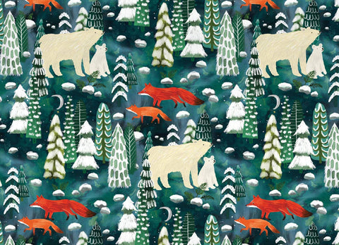 Northern Lights Christmas wrap single