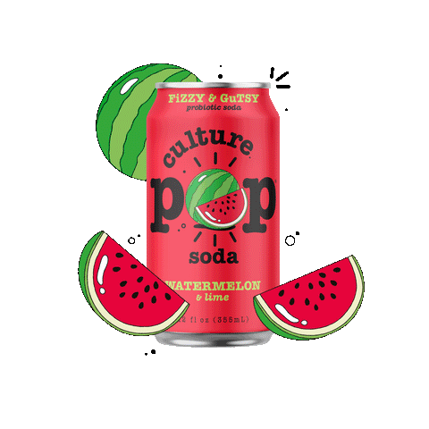 Watermelon Lime Culture Pop Soda
