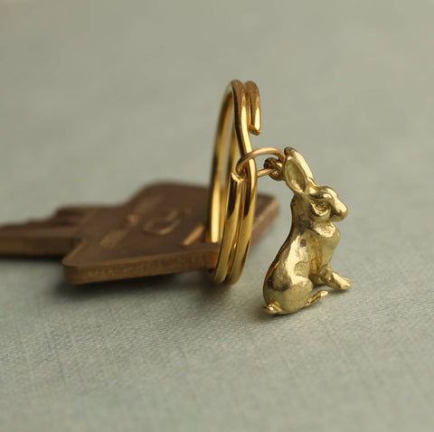 Tiny Rabbit Keyring