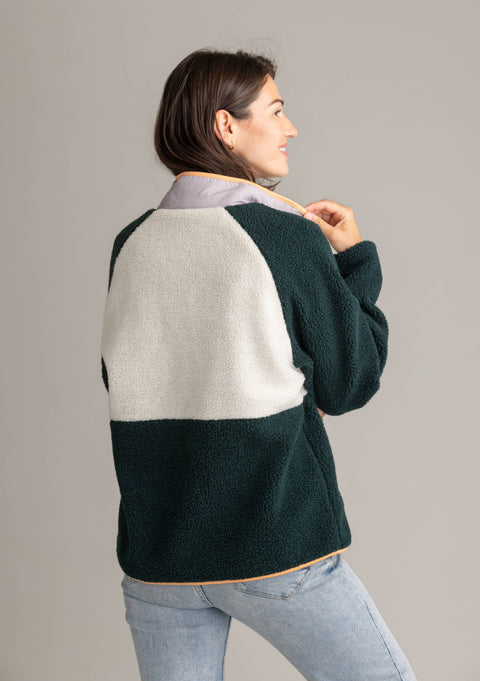 Women's Tara Quarter Snap Berber Pullover