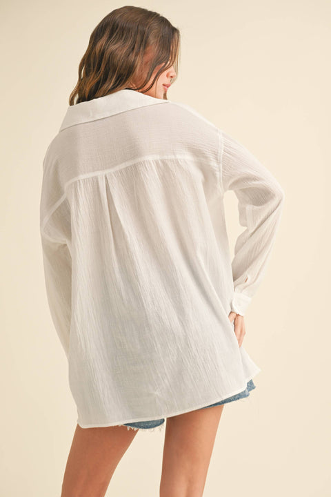 Olive Buttondown Basic Cotton Shirt