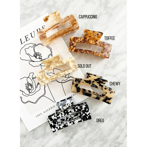 Jumbo 4-Inch Acetate Hair Claw