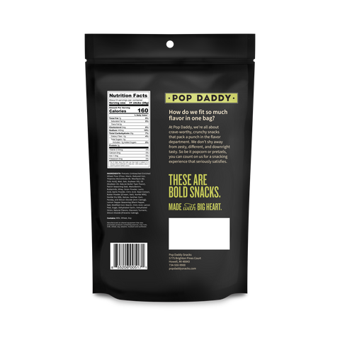 Pop Daddy – Peppercorn Ranch Seasoned Pretzels 7.5oz