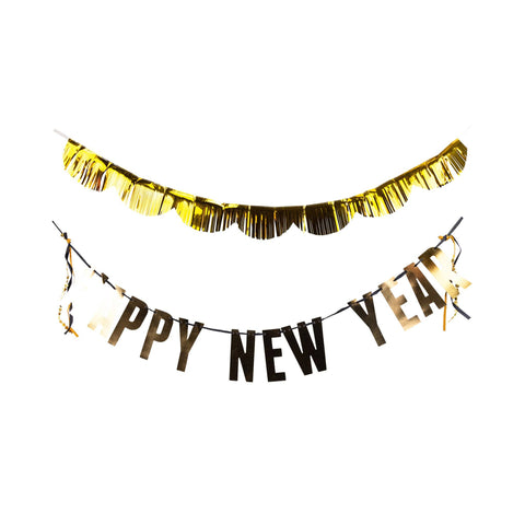 Happy New Year Banner Set