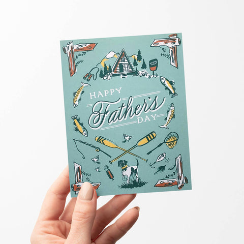Outdoorsman Father's Day Greeting Card