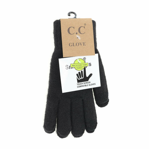 Soft Knit C.C Gloves | Heather Moss