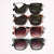 Casual Rectangular Bold Frame Sunglasses