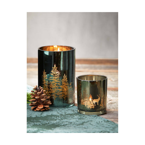 Wilde Pine Mercury Pillar Candle Holder