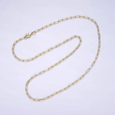 20"Paperclip Layering Chain Necklace