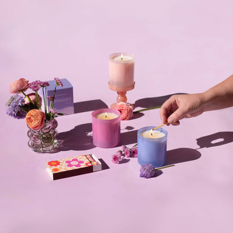 Flora 9 oz. Hue Candle (Wild Orchid)