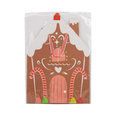 Gingerbread House Medium Gift Bag