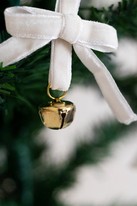 Christmas Velvet Chain Ribbon Bells