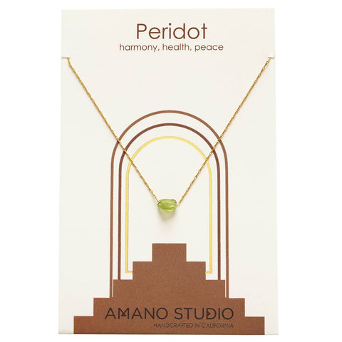 Healing Stones Peridot Necklace