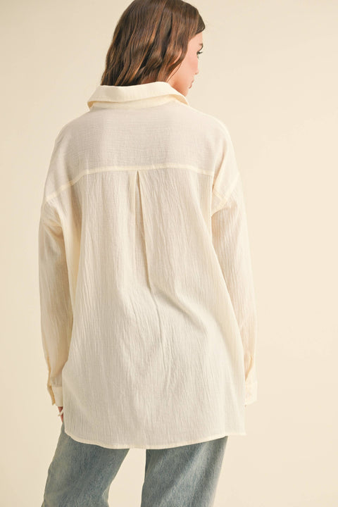 Olive Buttondown Basic Cotton Shirt