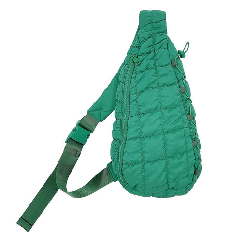 Quilted Stylish Lightweight Puffer Sling Bag