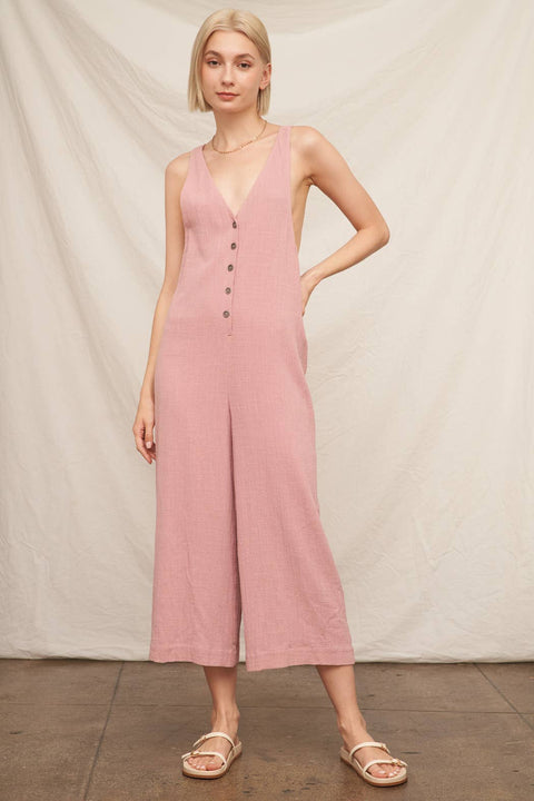 Sleeveless Jumpsuit | Sage Green