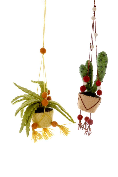 Felt Hanging Houseplant Ornament