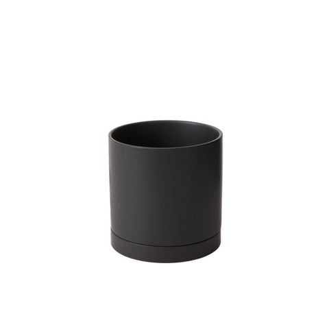 Romey Plant Pot in Black