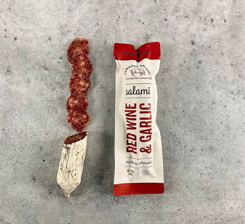 Vermont Salumi | Red Wine & Garlic