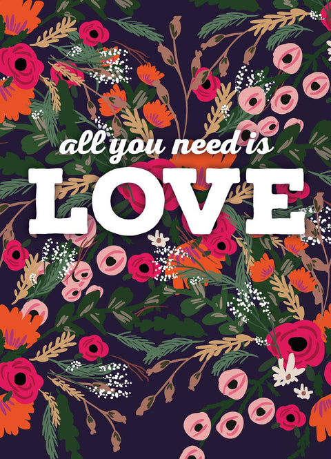 All You Need Is Love Bouquet Wildflowers