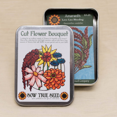 Cut Flower Bouquet Garden Collection Gift Tin