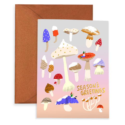 SHROOMY WINTER Boxed Set of 8 - Holiday Card