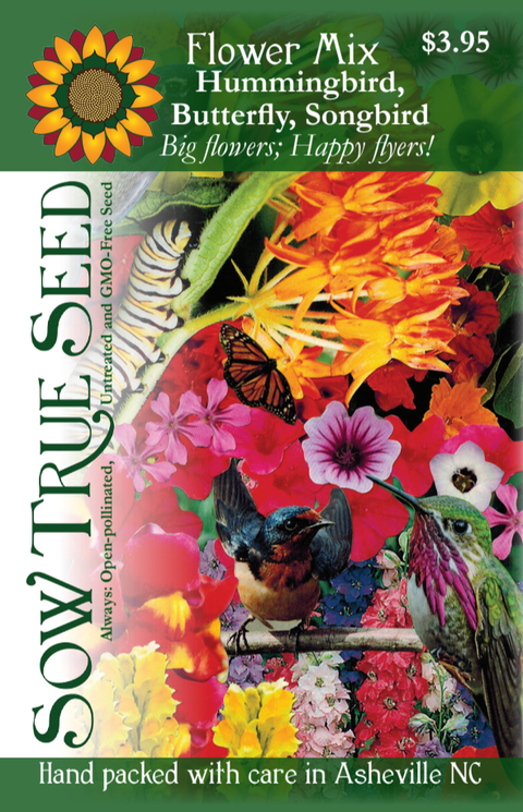 Flower Seed Mix | Hummingbird, Butterfly, Songbird