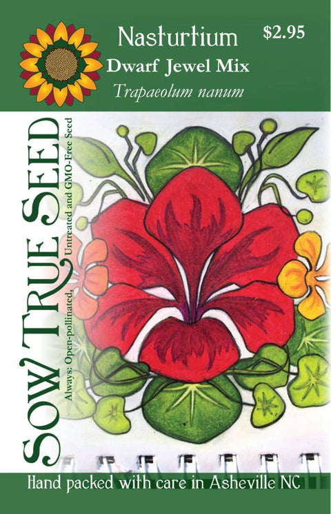 Nasturtium Seeds | Dwarf Jewel Mix