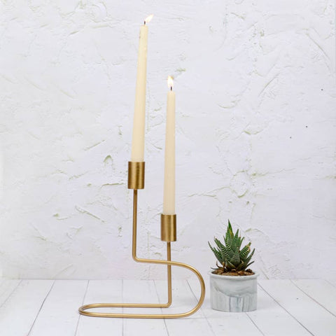 Lily double Candle holder
