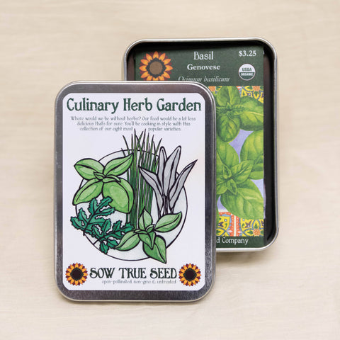 Culinary Herb Garden Collection Gift Tin