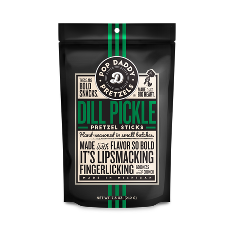 Pop Daddy | Dill Pickle Seasoned Pretzels 7.5oz