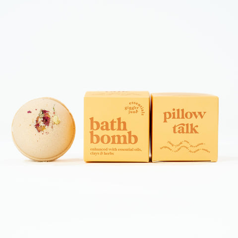 PILLOW TALK • 100% BOTANICAL BATH BOMB