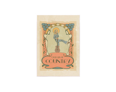 Art Nouveau Saint Print | Our Lady of Country