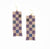 Checkerboard Beaded Earrings