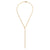 Paperclip Lariat Chain Necklace